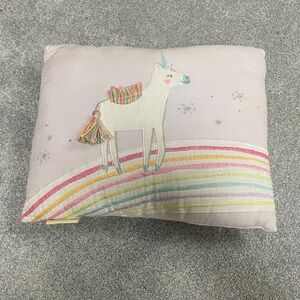 Pottery Barn Kids Pastel Unicorn Pillow